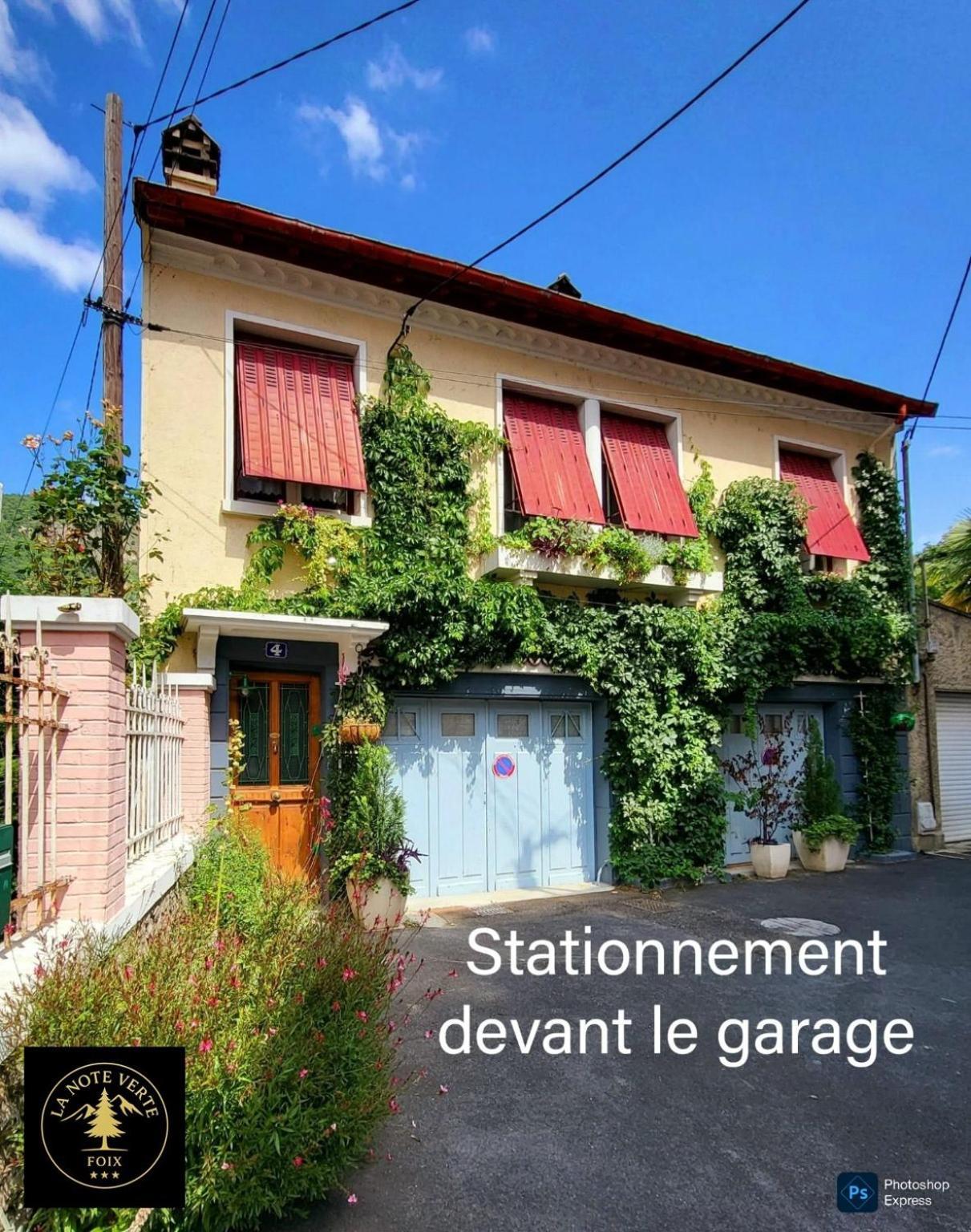 La Note Verte - Parking Gratuit Devant L'Entree Фуа Экстерьер фото